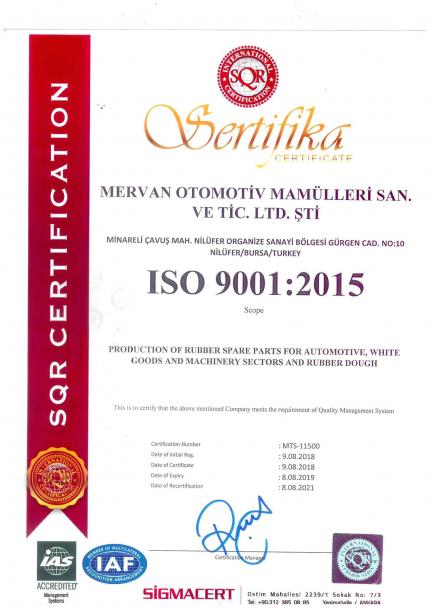 Sertifikalarımız